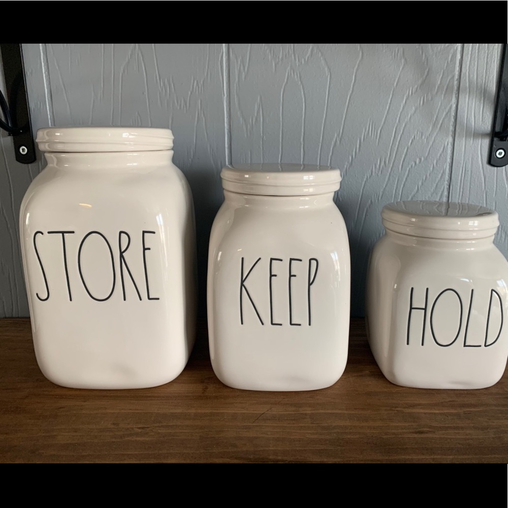 Rae Dunn Mason Jar Canisters
